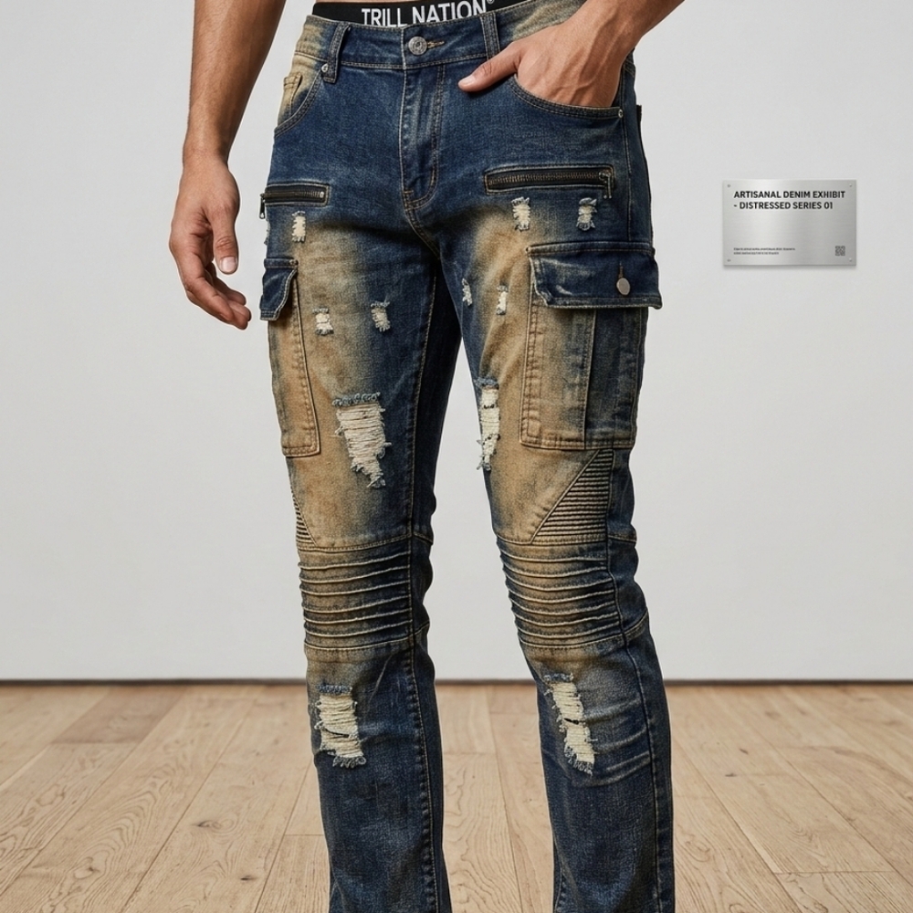 Trillnation Blue Denim Jeans